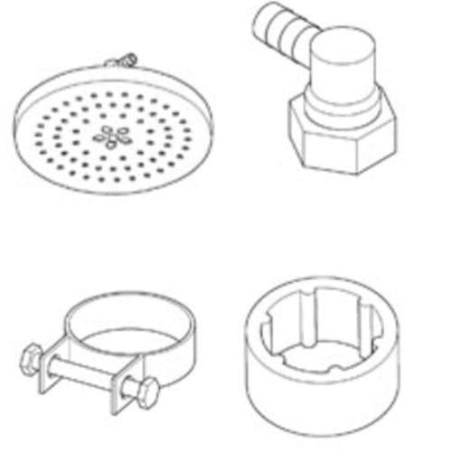 Aqualux Fittings Spare Pack Monsoon Pack SFP235