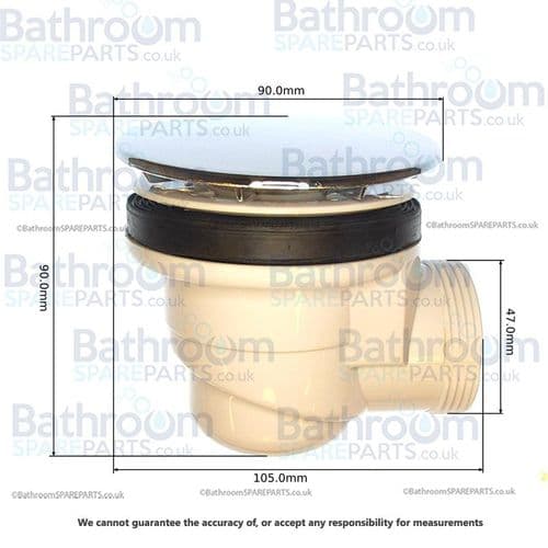 Aqualux Fittings Spare Pack Waste Pack SFP314