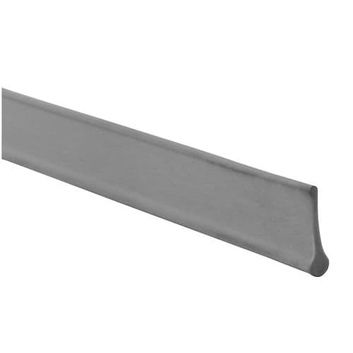 Aqualux Grey Bath Screen Seal L 1.02m T 5mm FS99104BAQ