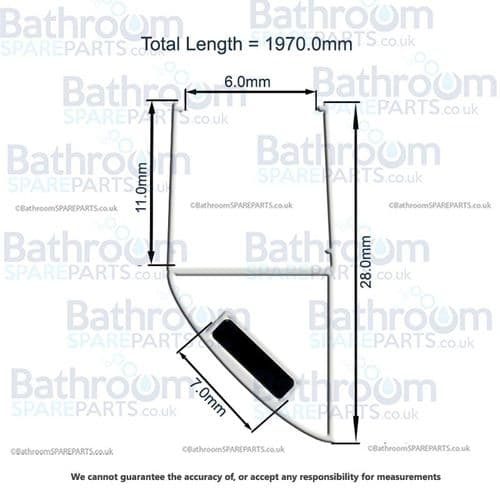 Aqualux Refresh 5/6MM Replacement Magnetic Seal  1195183