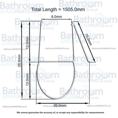 Aqualux Refresh  Universal Bath screen Replacement Seal 1195180