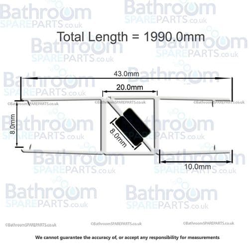 Aqualux Seal Spare Pack Seals SSP097