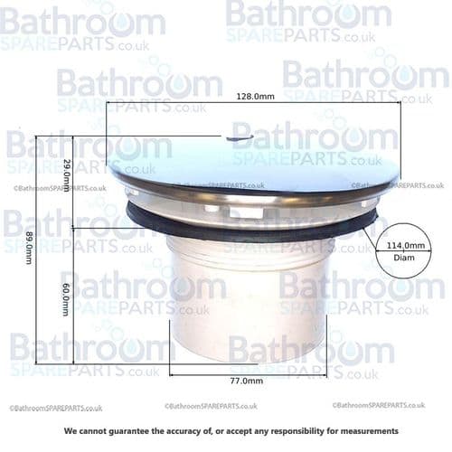 Aqualux Shower Waste AQUASHOWERWASTE