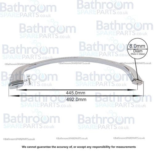 Aqualux Spares Fitting Pack, Towel Rail SFP009