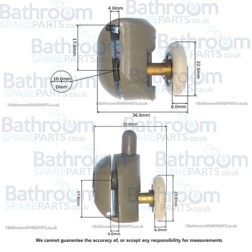 Aqualux Spares Fittings Pack Bearing Pack SFP094