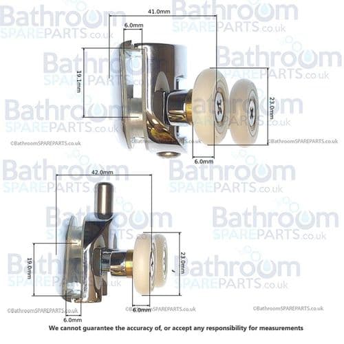 Aqualux Spares Fittings Pack Bearings SFP166