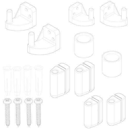 Aqualux Spares Fittings Pack, Covers & Fittings SFP018