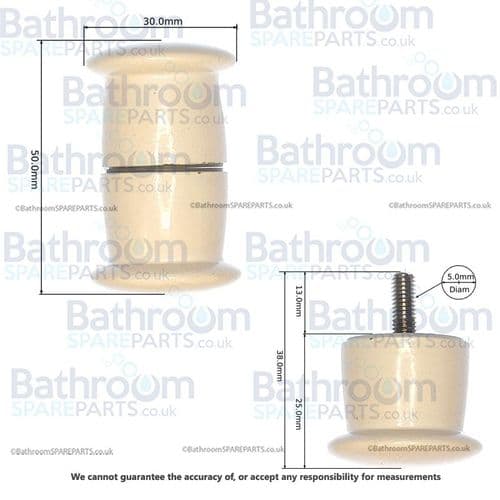 Aqualux Spares Fittings Pack Grab Handle SFP060