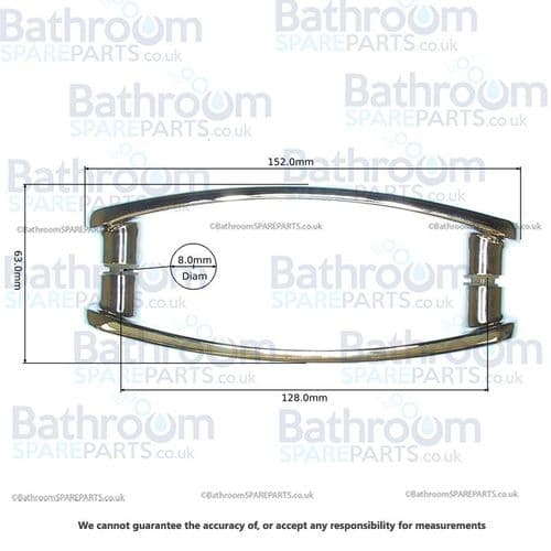 Aqualux Spares Fittings Pack, Handle SFP016