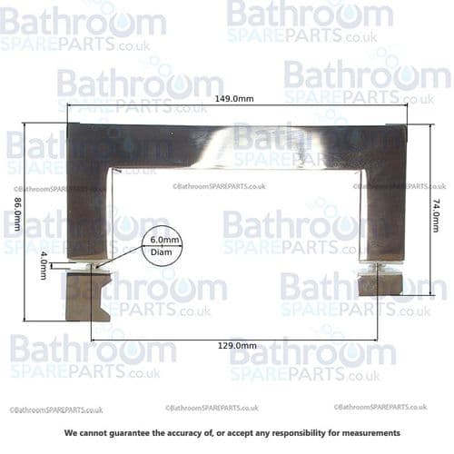 Aqualux Spares Fittings Pack Handle SFP054