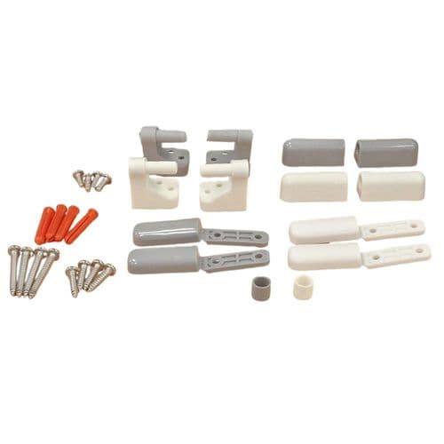 Aqualux Spares Fittings Pack, Hinges & Fittings 1174337