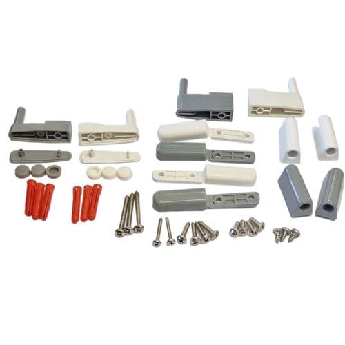 Aqualux Spares Fittings Pack, Hinges & Fittings 1174351
