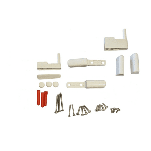 Aqualux Spares Fittings Pack, Hinges & Fittings WHITE FBS0320AQU