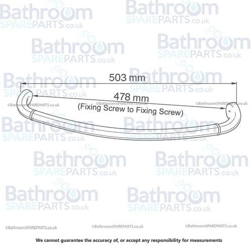 Aqualux Spares Fittings Pack Towel Rail SFP184