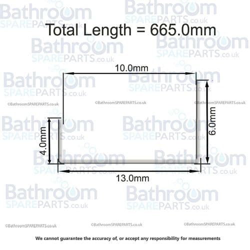 Aqualux Spares Seal Pack Micro Cill SSP041