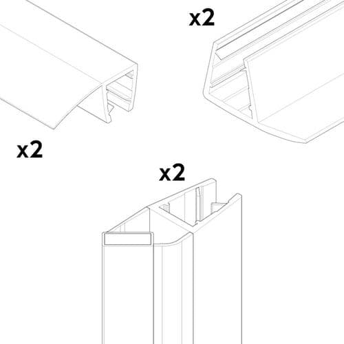 Aqualux Spares Seal Pack Seal Kit SSP029