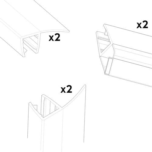 Aqualux Spares Seal Pack Seal Kit SSP031