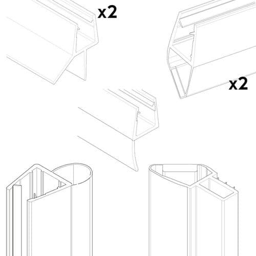 Aqualux Spares Seal Pack Seal Kit SSP046