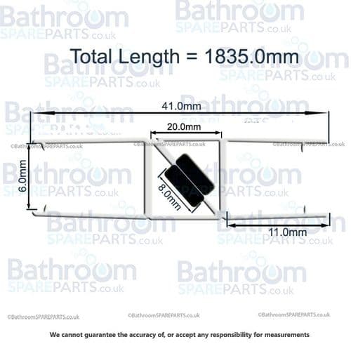 Aqualux Spares Seal Pack Seal Kit SSP055