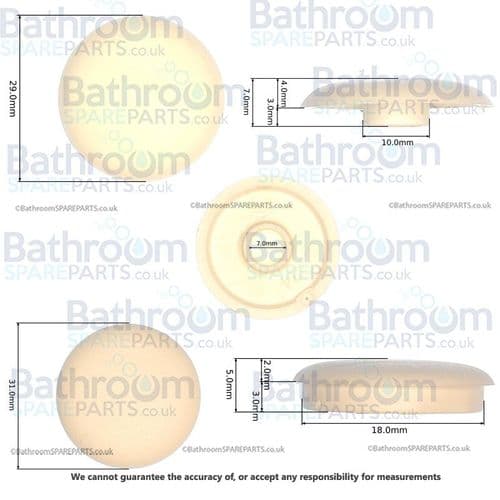 Armitage Shank Sandringham 21 Buffers - TV16567