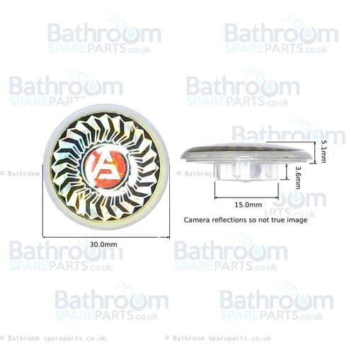 Armitage Shanks 30mm Gold indices Pair I549652GB