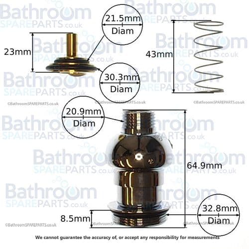Armitage Shanks Accolade Diverter - Chrome S961333AA