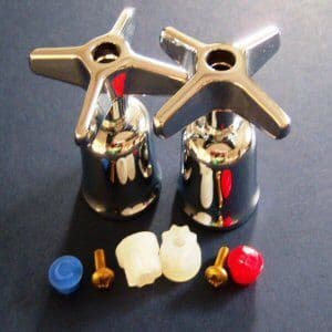 Armitage Shanks Alterna cross head handles - Chrome S9681AA