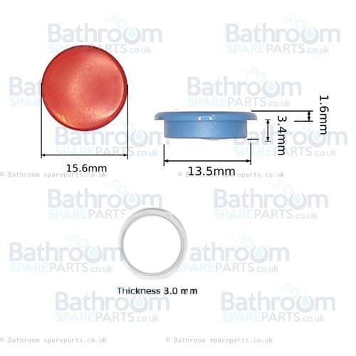 Armitage Shanks Alterna Indices With Grommets For Lever Handles S9662NU