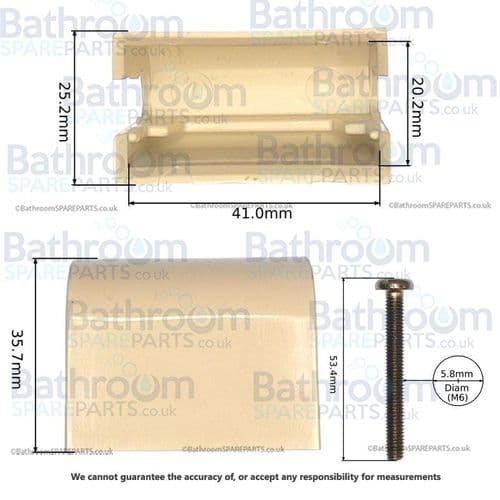Armitage Shanks Astra seat fitting pack S972401