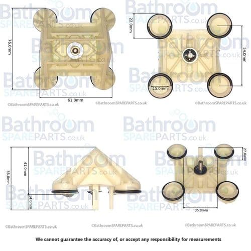 Armitage Shanks Bath & Shower O-Ring Set A963146NU