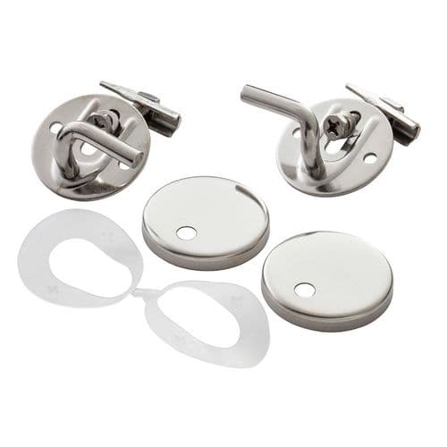 Armitage Shanks Contour 21 Seat Hinges Top Fix Chrome SV818AA