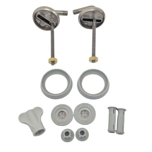 Armitage Shanks Dania seat hinge set Chrome UV040AA