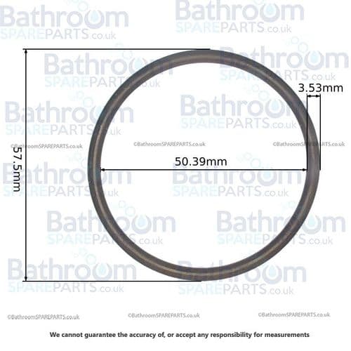 Armitage Shanks Halo Multiport Cartridge O Ring 50.39 x 3.53  A912747NU11