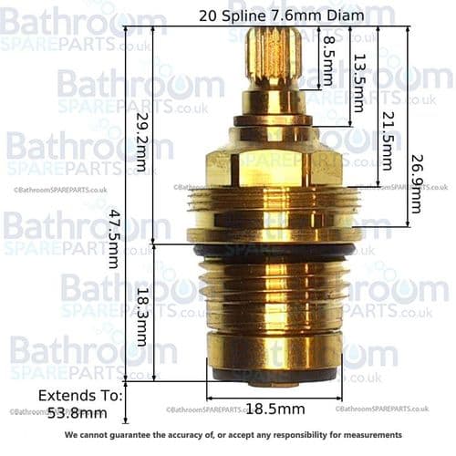 Armitage Shanks Hathaway Shield 1/2 Inch Valve - Chrome S961095AA