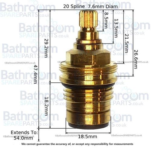 Armitage Shanks Hathaway Universal A/S Internal Rubber Valve MK 4 S9613NU