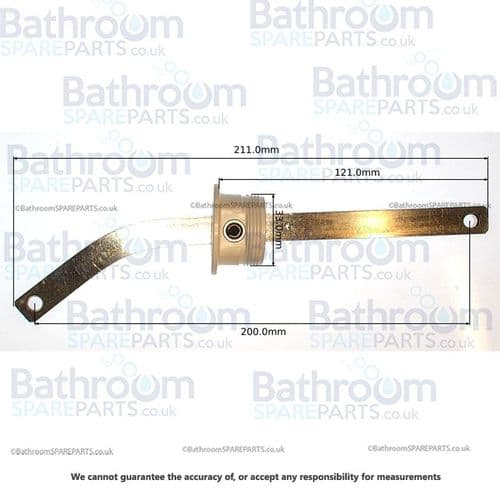 Armitage Shanks High level lever - brass SV20767