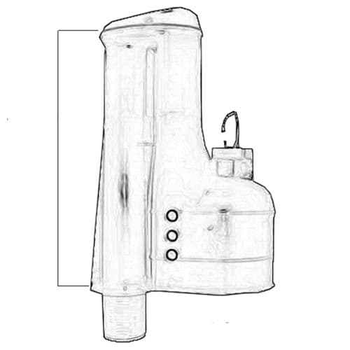 Armitage Shanks Ideal Standard 9.1/2" Free Flow Syphon SV921679.5