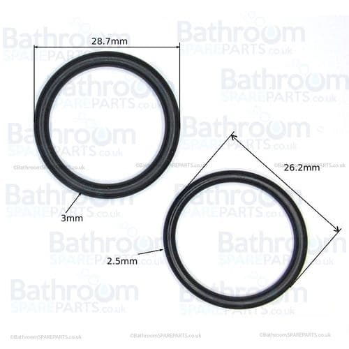 Armitage Shanks Kitchen Tap O Rings Swivel Spout For Twinflow Sink Mixers Alterna S9673NU