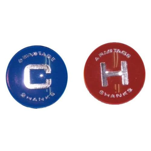 Armitage Shanks Markwik indices - Hot & Cold self adv Indices 25mm diameter S9599NU