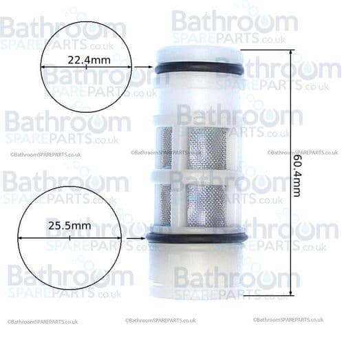 Armitage Shanks Markwik Strainer & O Ring Multi pack of Ten F961078NU