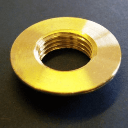 Armitage Shanks Millenia Q/T Flanged jamnut 1/2" BSP brass S960970NU