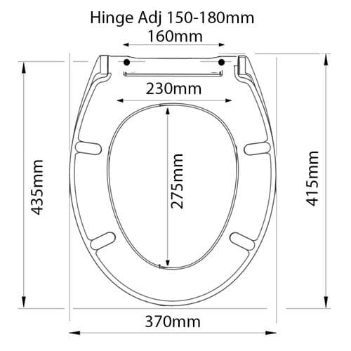 Armitage Shanks Orion3 Standard Close Toilet Seat & Cover White S404501