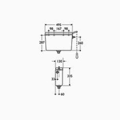 Armitage Shanks Regal High Level Side Inlet Cistern S375001 Spare Parts