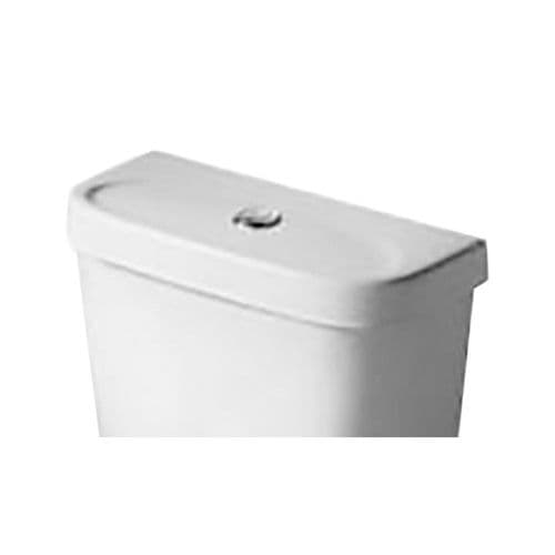 Armitage Shanks Sandringham Button Operated Toilet Cistern Lid - White S974401