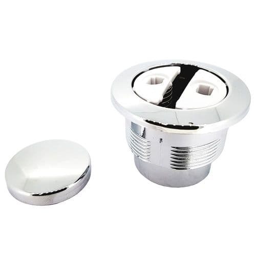 Armitage Shanks Sandringham Classic Flush Push Button Assembly - Chrome S4409AA