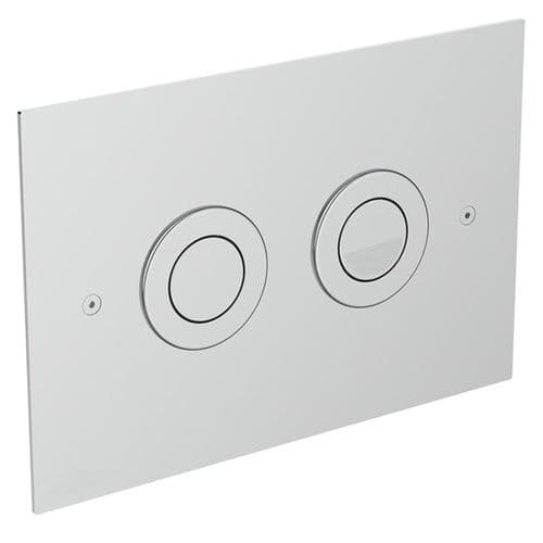 Armitage Shanks Septa Pro P1 Dual Flush Plate Polished Stainless Steel S0775MY