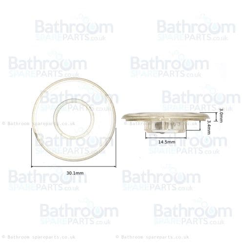 Armitage Shanks Tap Indice Holders EBCLEARHOLDER