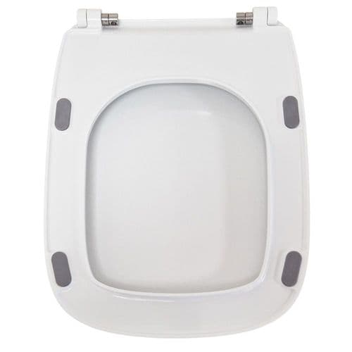 AXA White Jam Soft Close Toilet Seat & Cover Gloss White AF3301