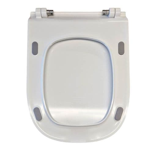 AXA Wild Thin Soft Close Toilet Seat & Cover Gloss White AF3001