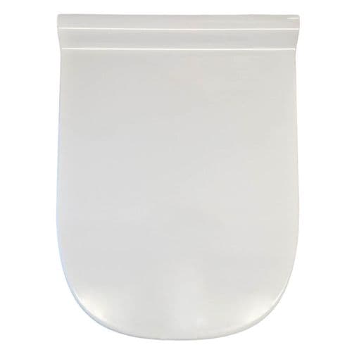 AXA Wild Thin Soft Close Toilet Seat & Cover Gloss White AF3001